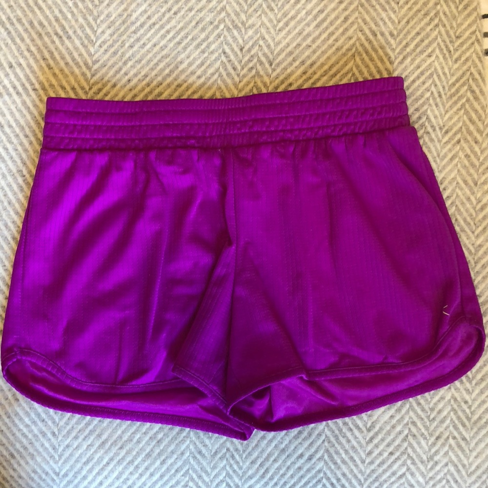 Purple running shorts size small